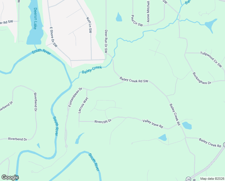 map of restaurants, bars, coffee shops, grocery stores, and more near 2001 Fontainbleau Drive in Conyers