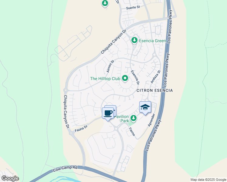 map of restaurants, bars, coffee shops, grocery stores, and more near 20 Galante St in Mission Viejo