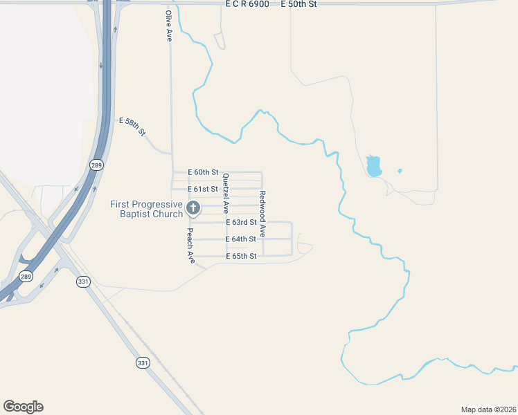 map of restaurants, bars, coffee shops, grocery stores, and more near 4319 East 62nd Street in Lubbock