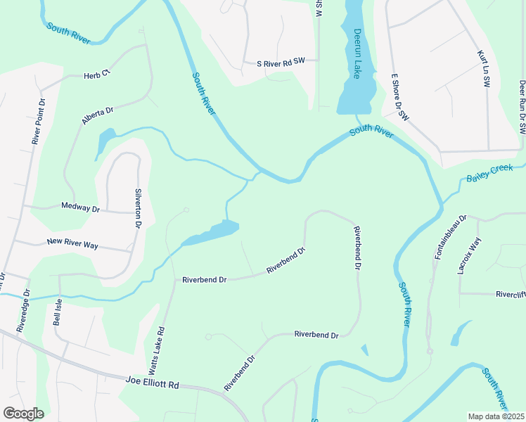 map of restaurants, bars, coffee shops, grocery stores, and more near 320 Riverbend Drive in McDonough