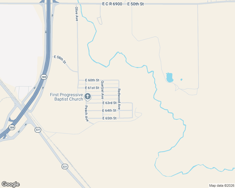 map of restaurants, bars, coffee shops, grocery stores, and more near 4319 East 62nd Street in Lubbock