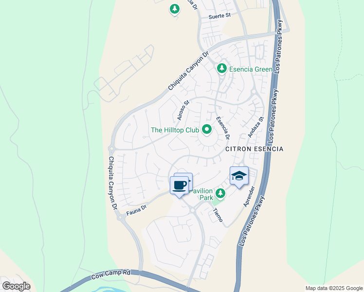 map of restaurants, bars, coffee shops, grocery stores, and more near 20 Galante St in Mission Viejo