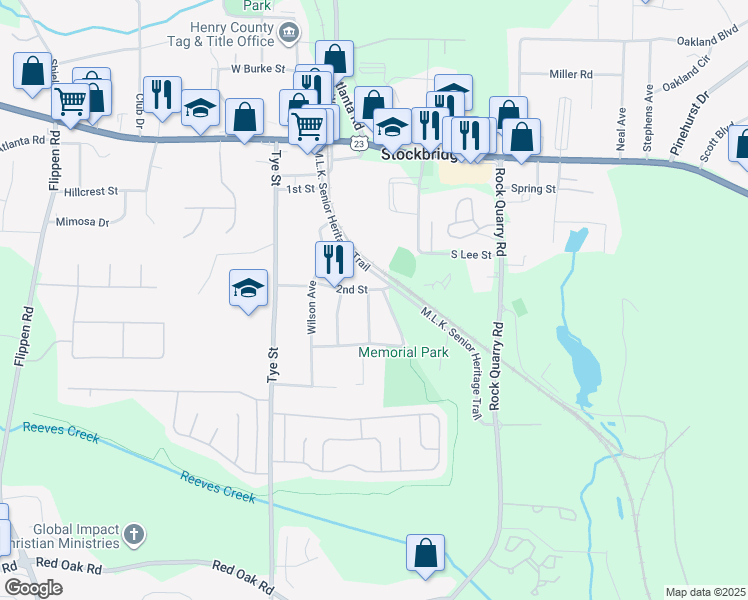 map of restaurants, bars, coffee shops, grocery stores, and more near 102 Welch Street in Stockbridge