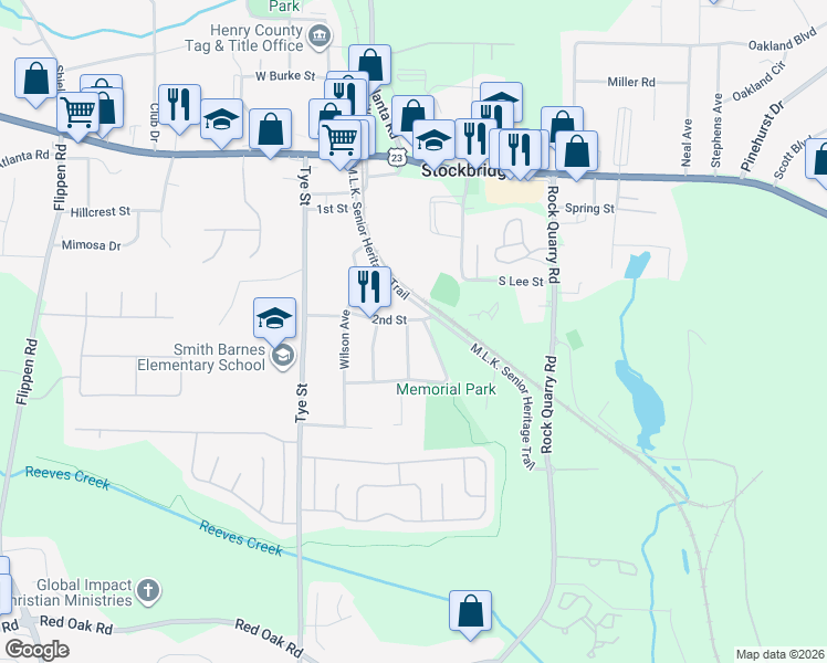 map of restaurants, bars, coffee shops, grocery stores, and more near 102 Welch Street in Stockbridge