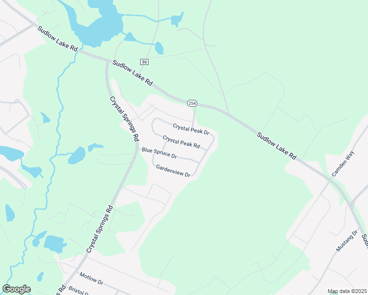 map of restaurants, bars, coffee shops, grocery stores, and more near 484 Crystal Peak Road in Graniteville