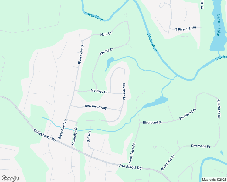 map of restaurants, bars, coffee shops, grocery stores, and more near 629 Medway Drive in McDonough