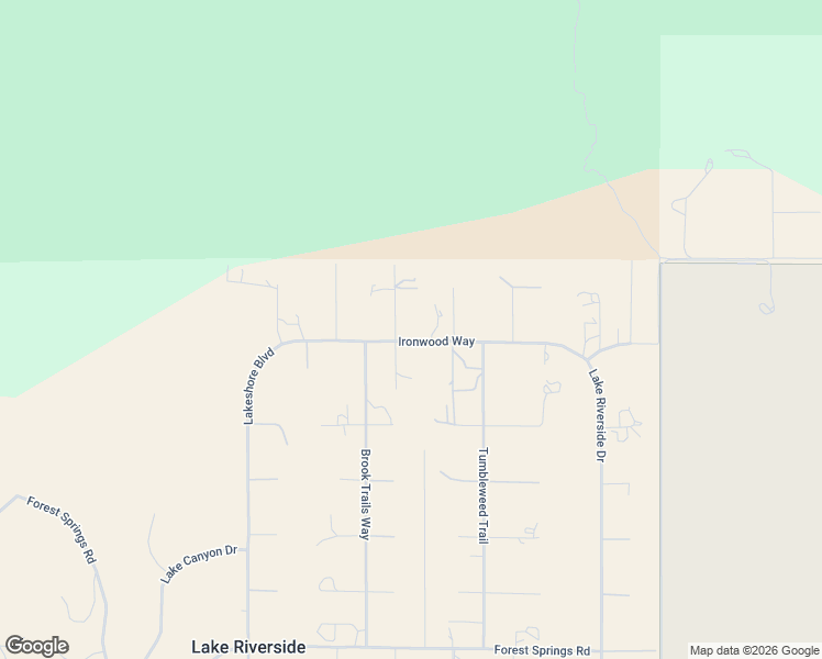 map of restaurants, bars, coffee shops, grocery stores, and more near 49455 Ironwood Way in Aguanga