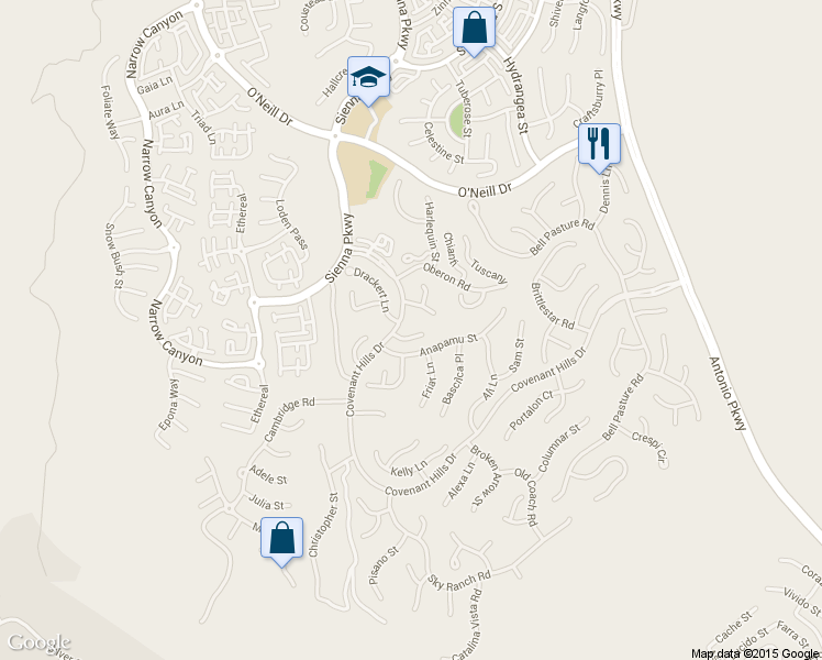 map of restaurants, bars, coffee shops, grocery stores, and more near 7 Fayette Circle in Mission Viejo