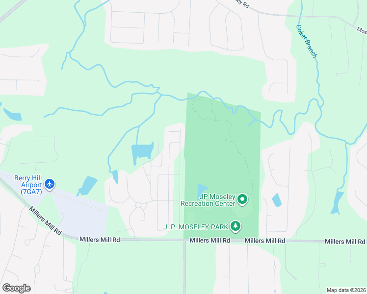 map of restaurants, bars, coffee shops, grocery stores, and more near 909 Millers Mill Road in Stockbridge