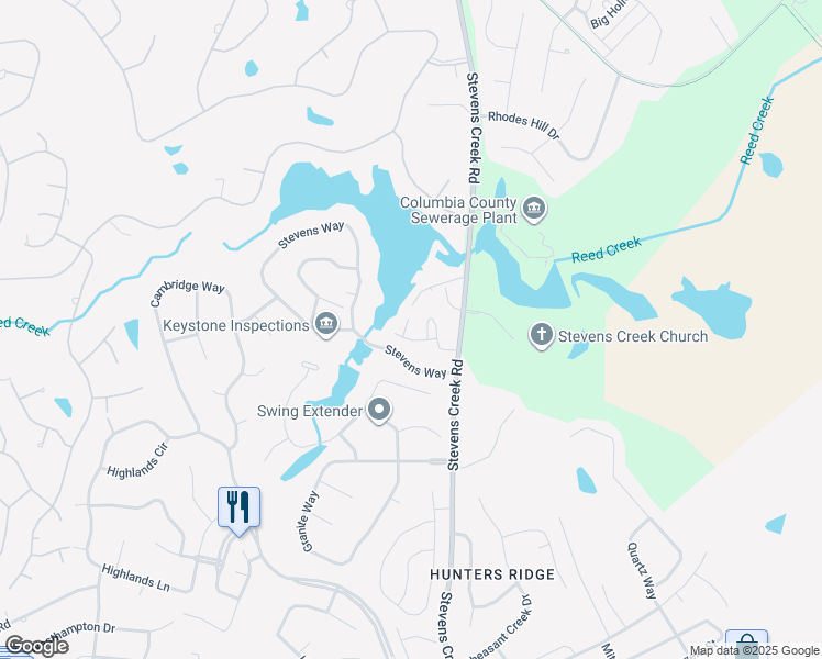 map of restaurants, bars, coffee shops, grocery stores, and more near 705 Crown Point Court in Martinez