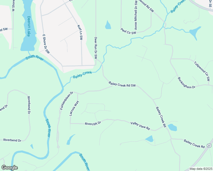 map of restaurants, bars, coffee shops, grocery stores, and more near 2001 Fontainbleau Drive in Conyers