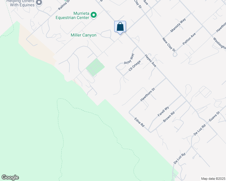 map of restaurants, bars, coffee shops, grocery stores, and more near 42782 Calle Ortega in Murrieta