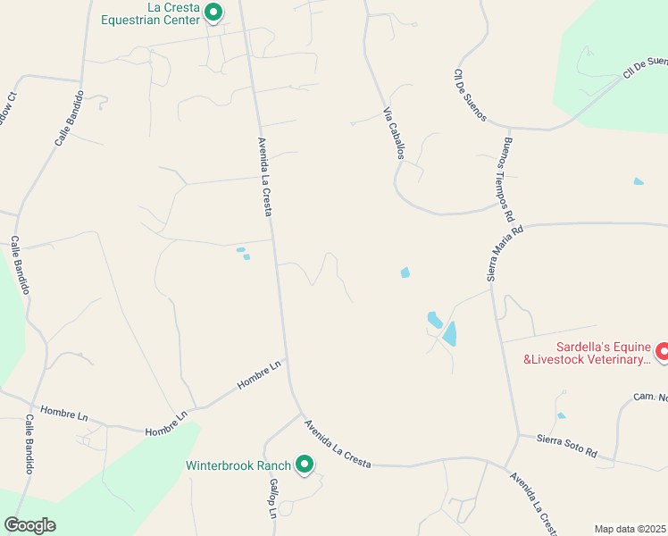 map of restaurants, bars, coffee shops, grocery stores, and more near Avenida La Cresta in Murrieta