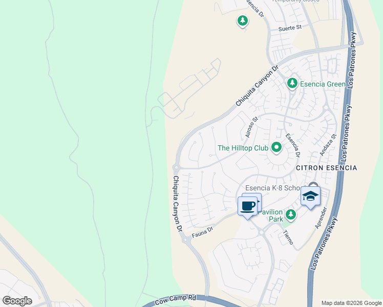map of restaurants, bars, coffee shops, grocery stores, and more near 7 Entorno Street in Mission Viejo