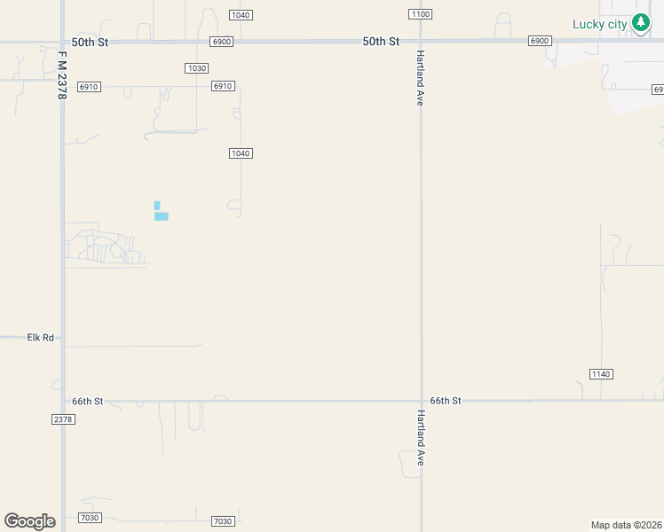 map of restaurants, bars, coffee shops, grocery stores, and more near 6208 County Road 1100 in Wolfforth