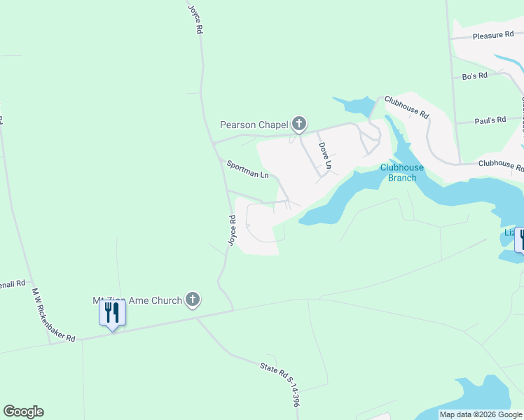 map of restaurants, bars, coffee shops, grocery stores, and more near 1401 Hudson Road in Summerton