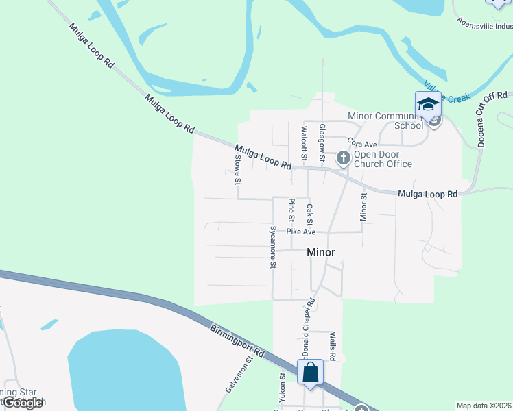 map of restaurants, bars, coffee shops, grocery stores, and more near 3312 Hillcrest Avenue in Birmingham