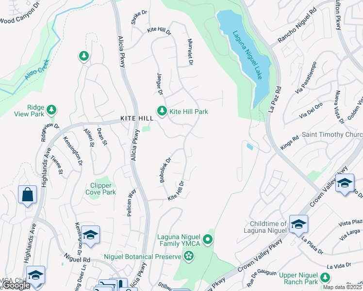 map of restaurants, bars, coffee shops, grocery stores, and more near 29141 Bobolink Dr in Laguna Niguel