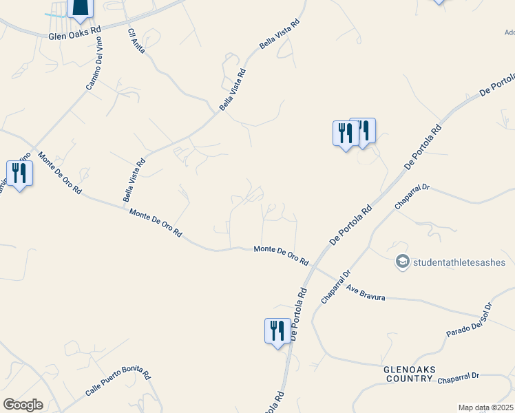 map of restaurants, bars, coffee shops, grocery stores, and more near 40405 Avenue Trebolo in Temecula