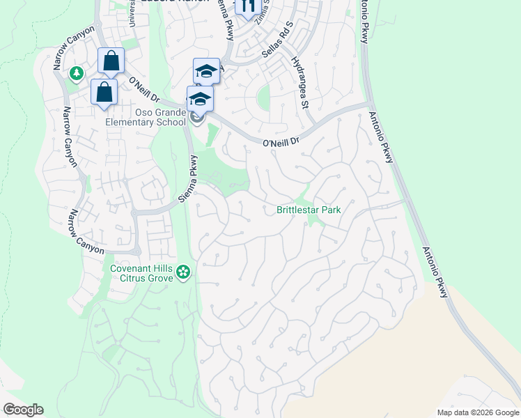 map of restaurants, bars, coffee shops, grocery stores, and more near 6 Salvatore in Mission Viejo