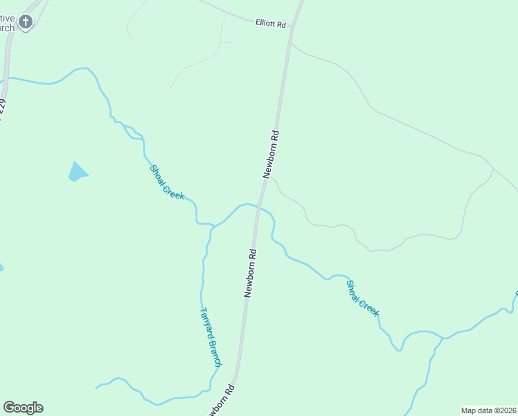 map of restaurants, bars, coffee shops, grocery stores, and more near 4100 Newborn Road in Newborn