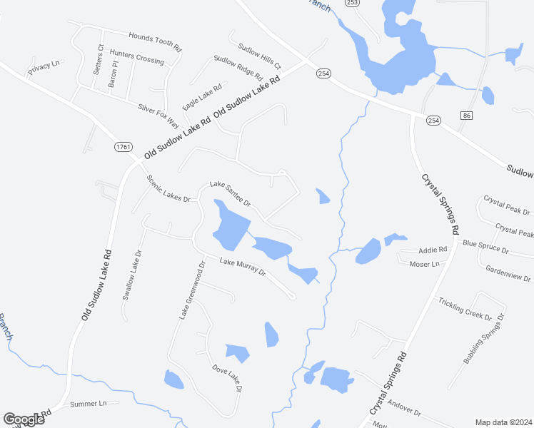 map of restaurants, bars, coffee shops, grocery stores, and more near 645 Lake Santee Drive in North Augusta