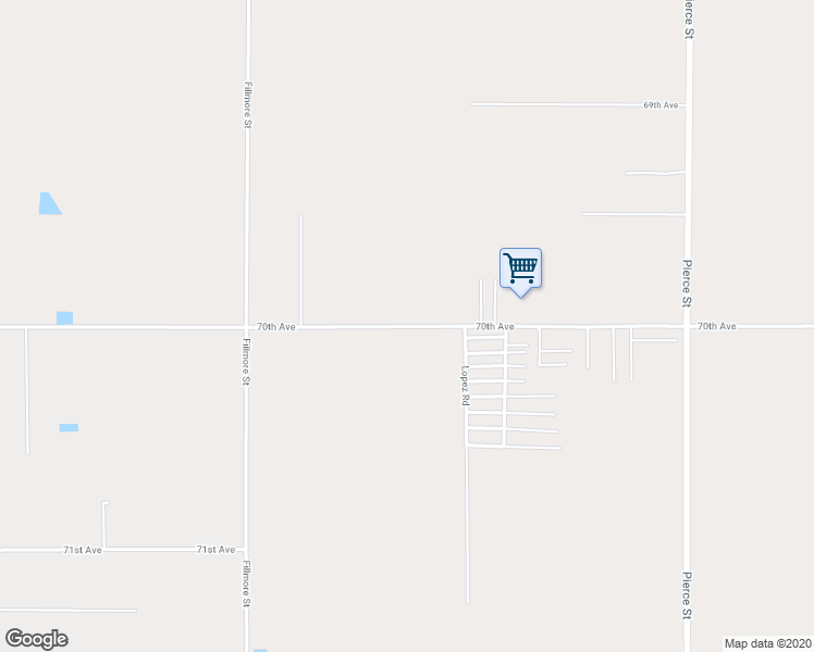 map of restaurants, bars, coffee shops, grocery stores, and more near Avenue 70 in Riverside County