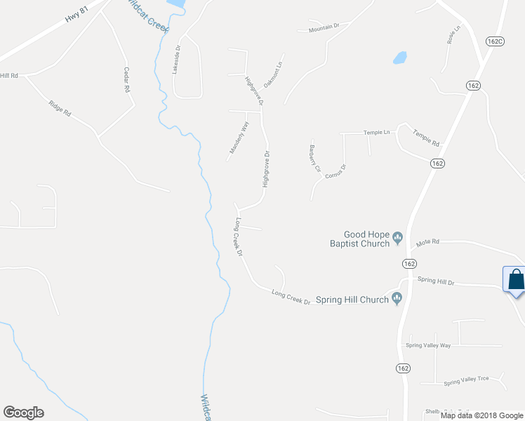 map of restaurants, bars, coffee shops, grocery stores, and more near 30 Highgrove Drive in Covington