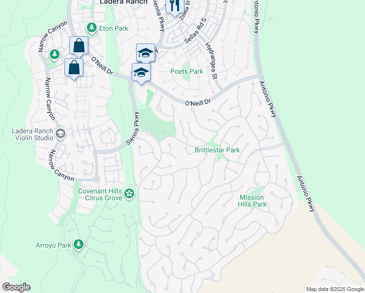 map of restaurants, bars, coffee shops, grocery stores, and more near 2 Salvatore in Mission Viejo