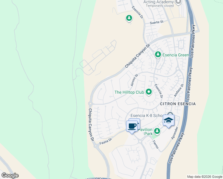 map of restaurants, bars, coffee shops, grocery stores, and more near 19 Tandeo Drive in Mission Viejo