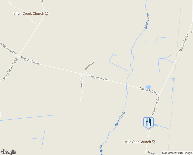 map of restaurants, bars, coffee shops, grocery stores, and more near 257 Pepper Hill Road in Andrews