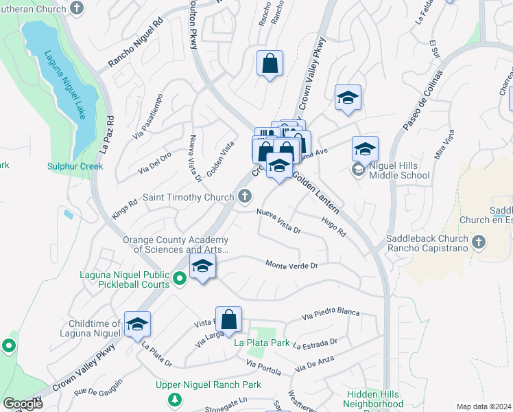 map of restaurants, bars, coffee shops, grocery stores, and more near 29111 Aloma Avenue in Laguna Niguel