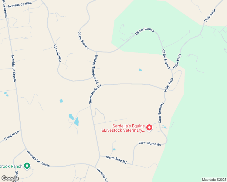 map of restaurants, bars, coffee shops, grocery stores, and more near 40400 Sierra Maria Road in Murrieta