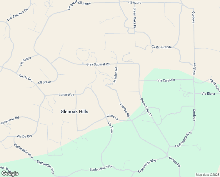 map of restaurants, bars, coffee shops, grocery stores, and more near Scanlon Road in Riverside County
