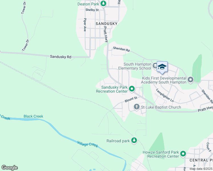 map of restaurants, bars, coffee shops, grocery stores, and more near 436 Henry Street in Birmingham