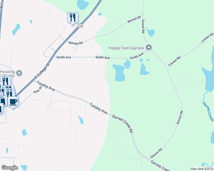 map of restaurants, bars, coffee shops, grocery stores, and more near 309 Melanie Court in Bowdon