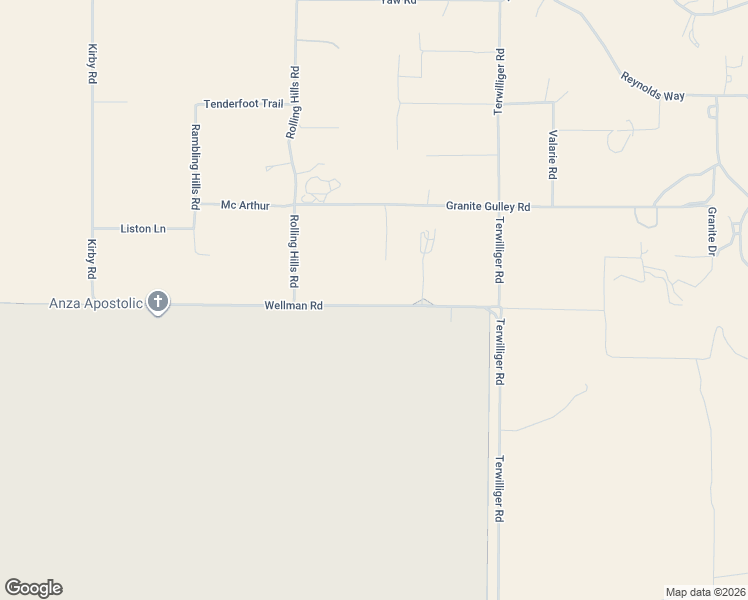 map of restaurants, bars, coffee shops, grocery stores, and more near 58650 Wellman Road in Anza