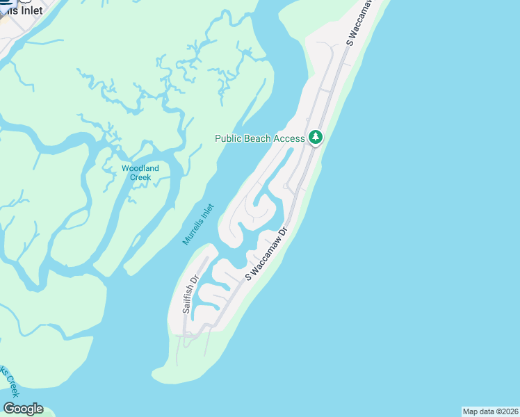 map of restaurants, bars, coffee shops, grocery stores, and more near 2265 County Road S-22-600 in Murrells Inlet