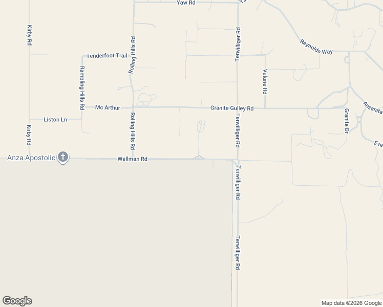 map of restaurants, bars, coffee shops, grocery stores, and more near 58750 Wellman Road in Anza