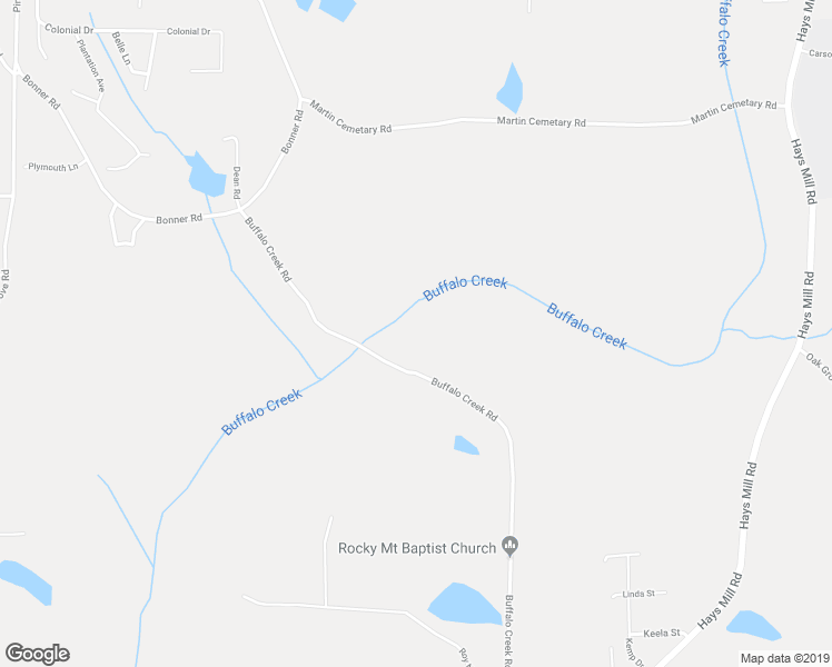 map of restaurants, bars, coffee shops, grocery stores, and more near 300 Buffalo Creek Road in Carrollton