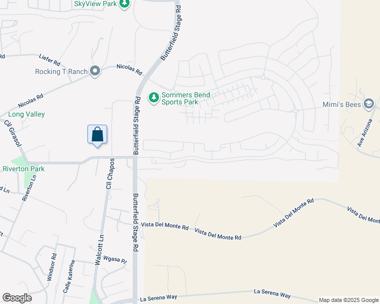 map of restaurants, bars, coffee shops, grocery stores, and more near 39843 Abronia Court in Temecula