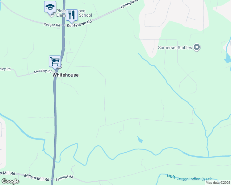 map of restaurants, bars, coffee shops, grocery stores, and more near 255 Kibbee Road in McDonough