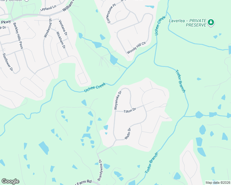 map of restaurants, bars, coffee shops, grocery stores, and more near 449 Weyanoke Drive in Evans