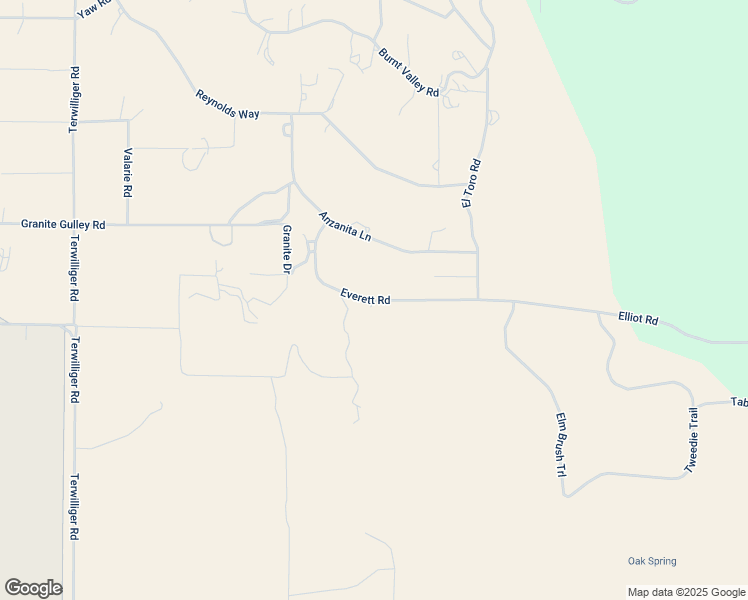 map of restaurants, bars, coffee shops, grocery stores, and more near Everett Road in Anza