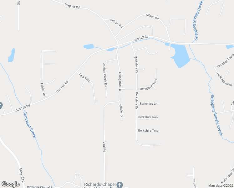 map of restaurants, bars, coffee shops, grocery stores, and more near 97 Livingston Lane in Covington