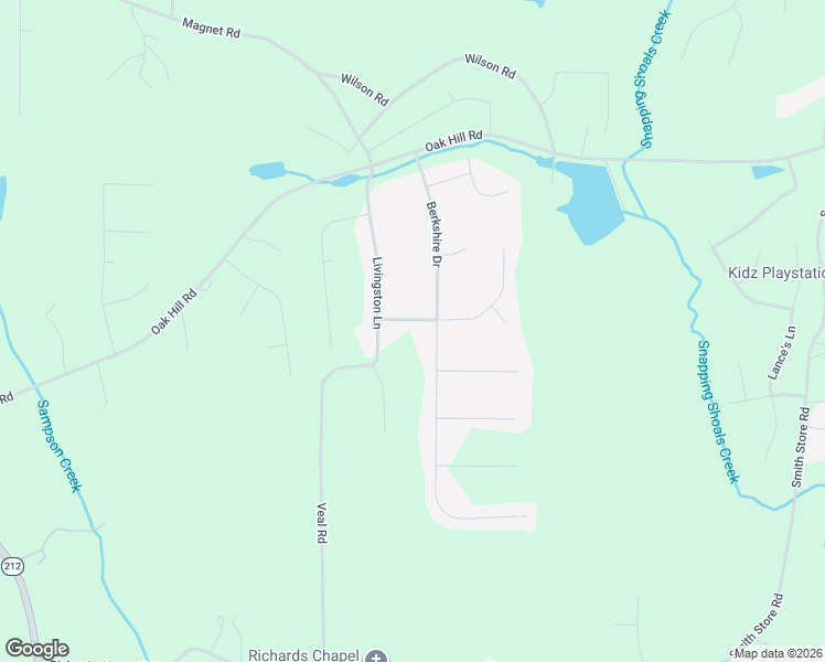 map of restaurants, bars, coffee shops, grocery stores, and more near 40 Berkshire Pass in Covington
