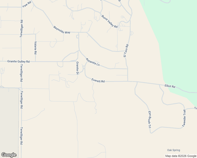 map of restaurants, bars, coffee shops, grocery stores, and more near 59710 Everett Road in Anza