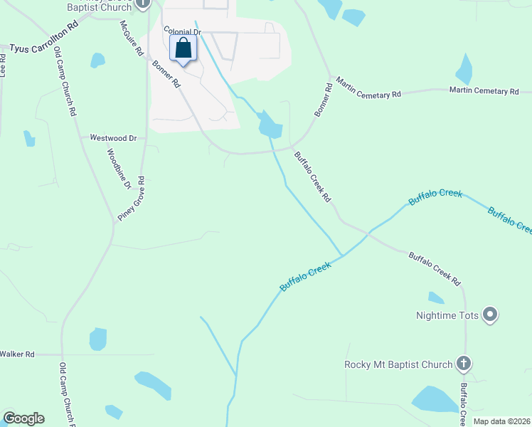 map of restaurants, bars, coffee shops, grocery stores, and more near 774 Bonner Road in Carrollton