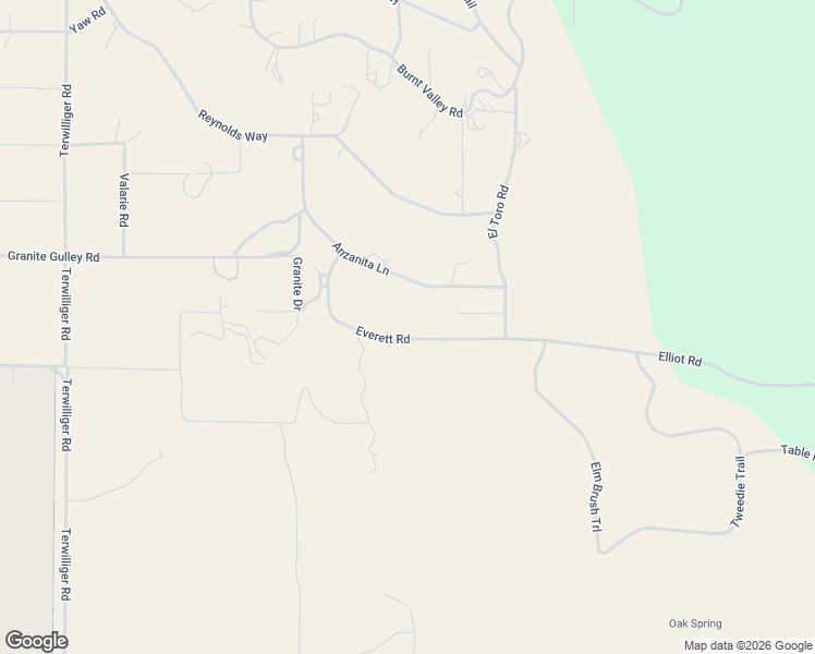 map of restaurants, bars, coffee shops, grocery stores, and more near 59710 Everett Road in Anza