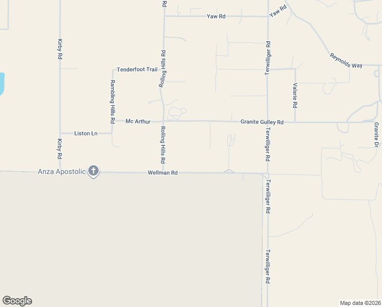 map of restaurants, bars, coffee shops, grocery stores, and more near 58750 Wellman Road in Anza